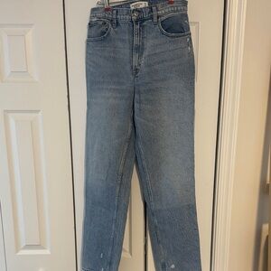 Abercrombie & Fitch High Rise Light Blue Jeans